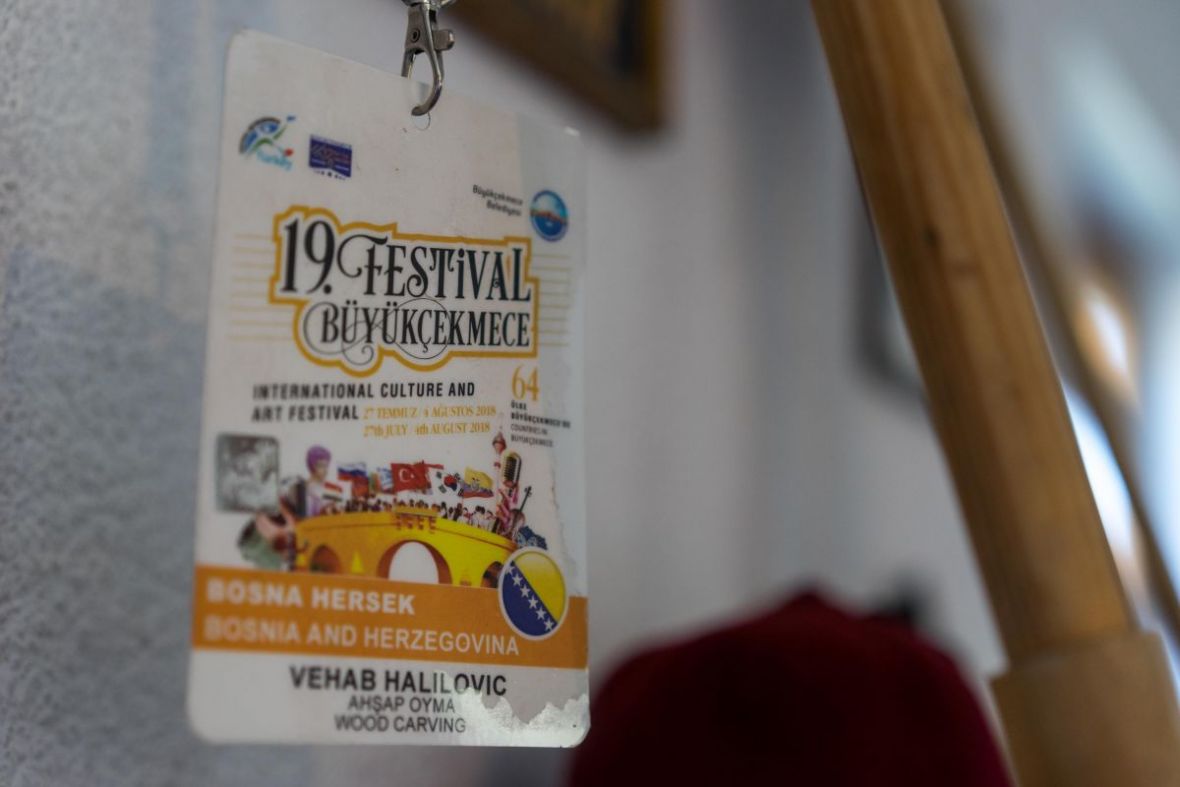 Foto: AA/Halilovićevo znanje i iskustvo prepoznali su i u Turskoj, pa je na ljeto dobio poziv iz Istanbula da učestvuje na međunarodnom festivalu rukotvorina, umjetnosti i folklora